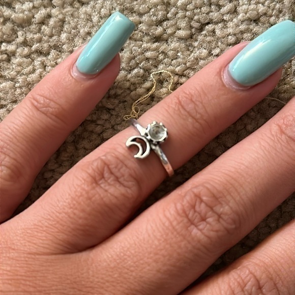 Sun And Moon Silver Ring